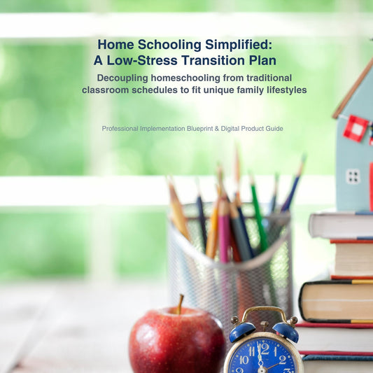 Home Schooling Simplified:  A Low Stress Transition Plan